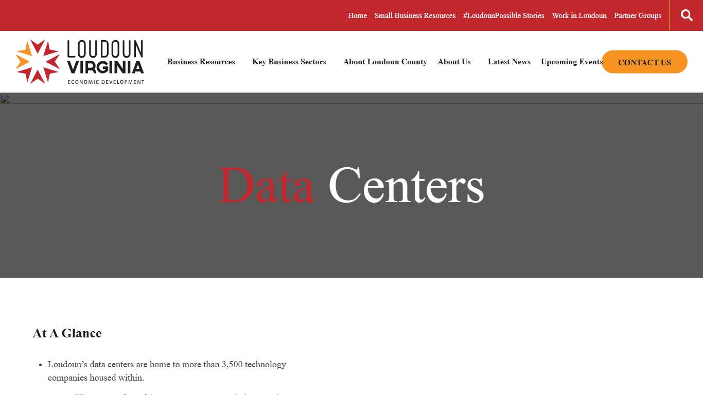 Data Centers Loudoun County Economic Development